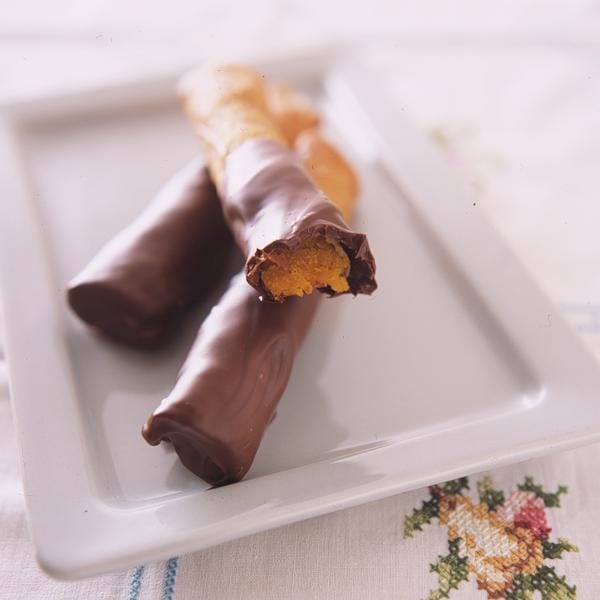 カボチャあんの春巻きスティック