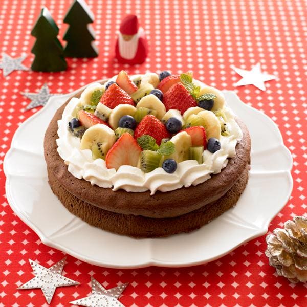 ガトーショコラ クリスマスデコレーションの作り方 手作りチョコレシピ 株式会社 明治