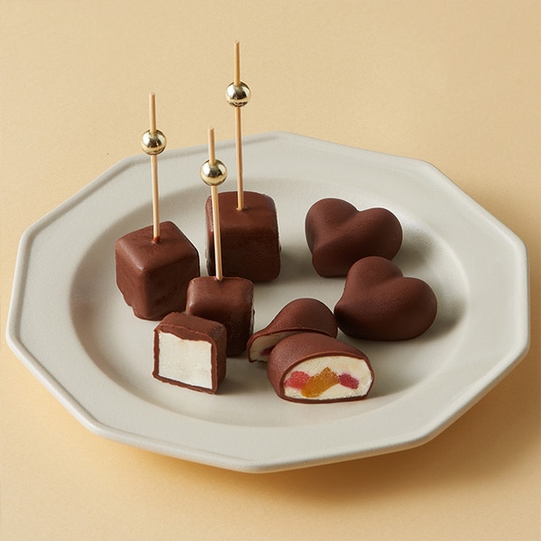 ぱりしゅわ食感ひとくち生ホイップチョコ