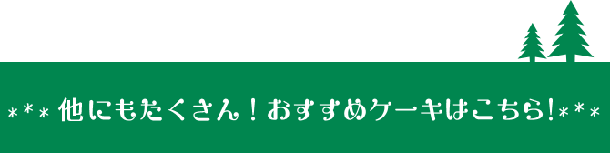 他にもたくさん！おすすめケーキはこちら！